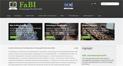 Desktop Screenshot of bioinformatik.de