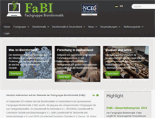 Tablet Screenshot of bioinformatik.de